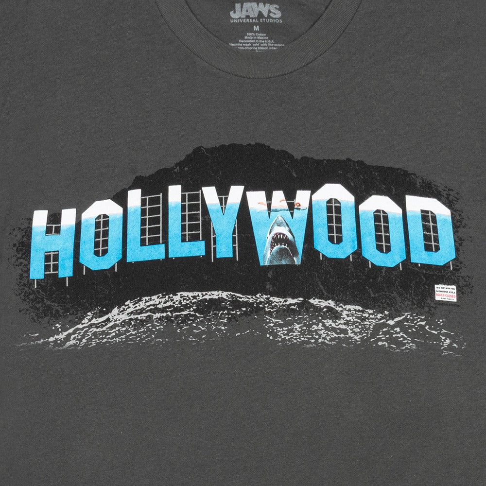 Jaws Hollywood Sign T-Shirt-2