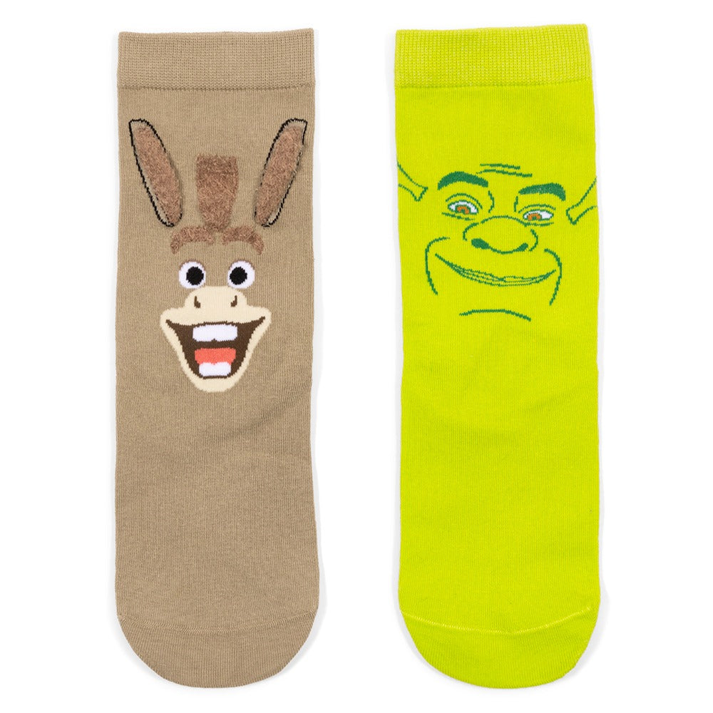 Shrek and Donkey Youth Socks-2