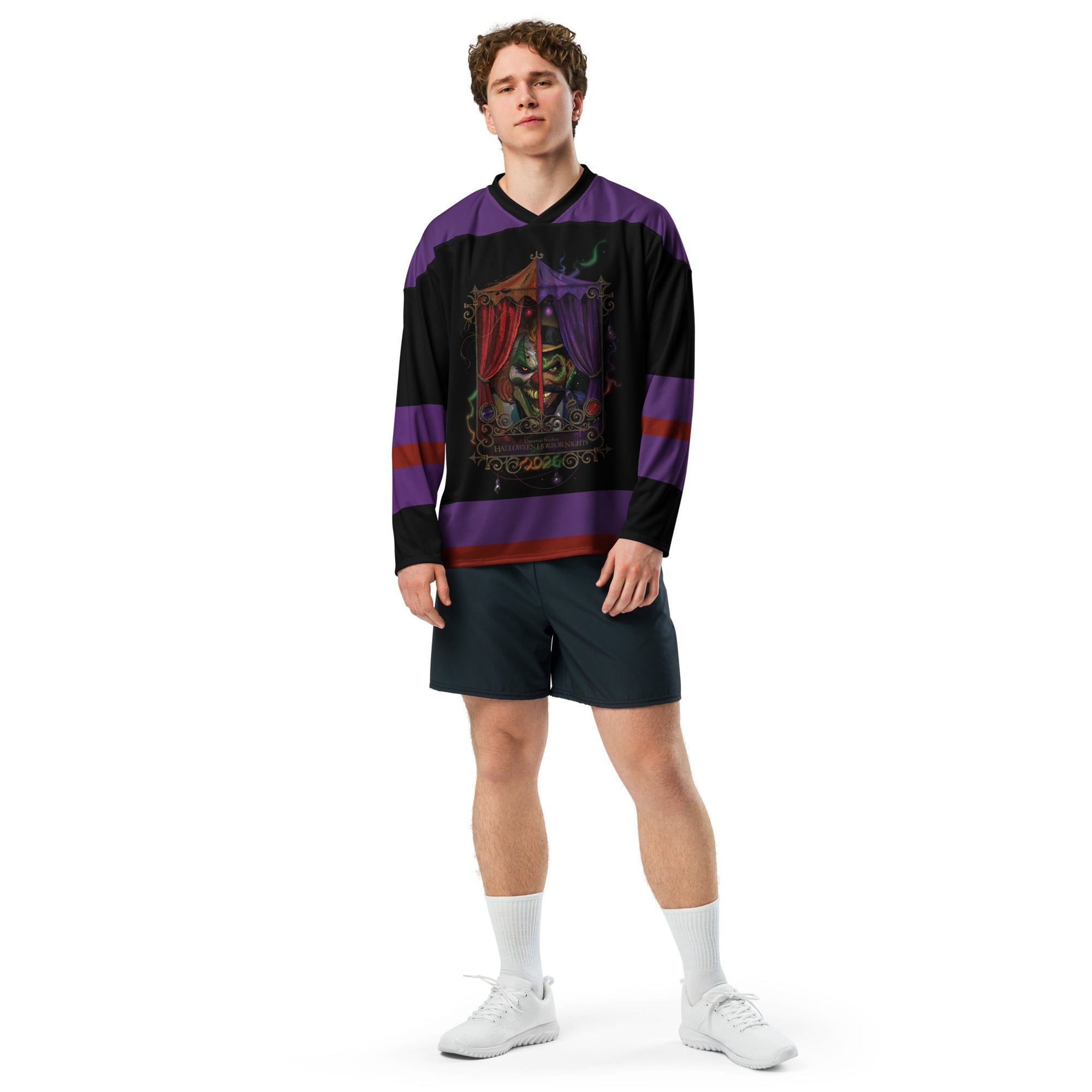 ハロウィン Halloween Horror Nights 2026 Hockey Jersey Featuring Jack the