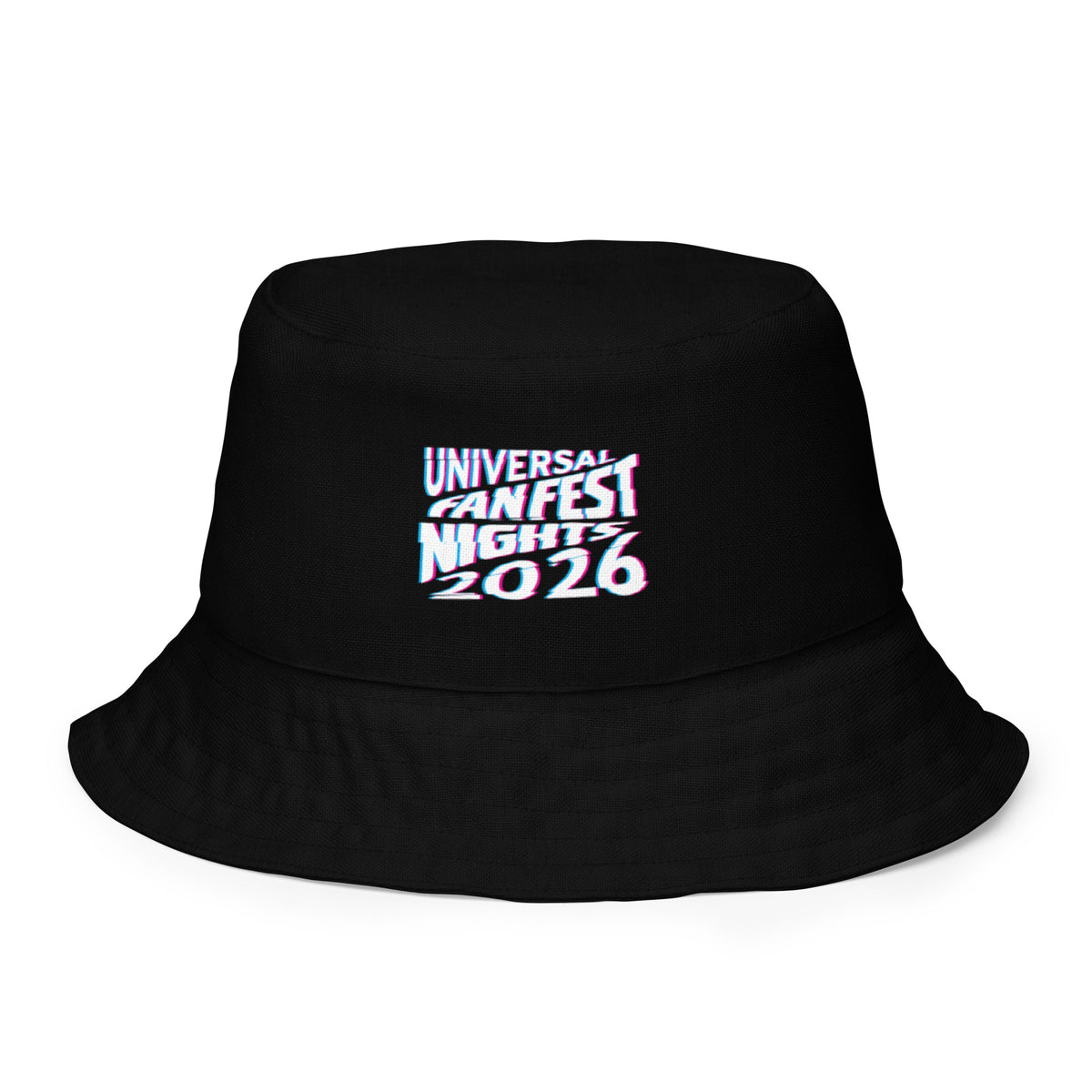NEW: AO X FABFITFUN REVERSIBLE BUCKET HAT Universal Fan Fest Nights Reversible Bucket Hat – Shop Universal main image 2