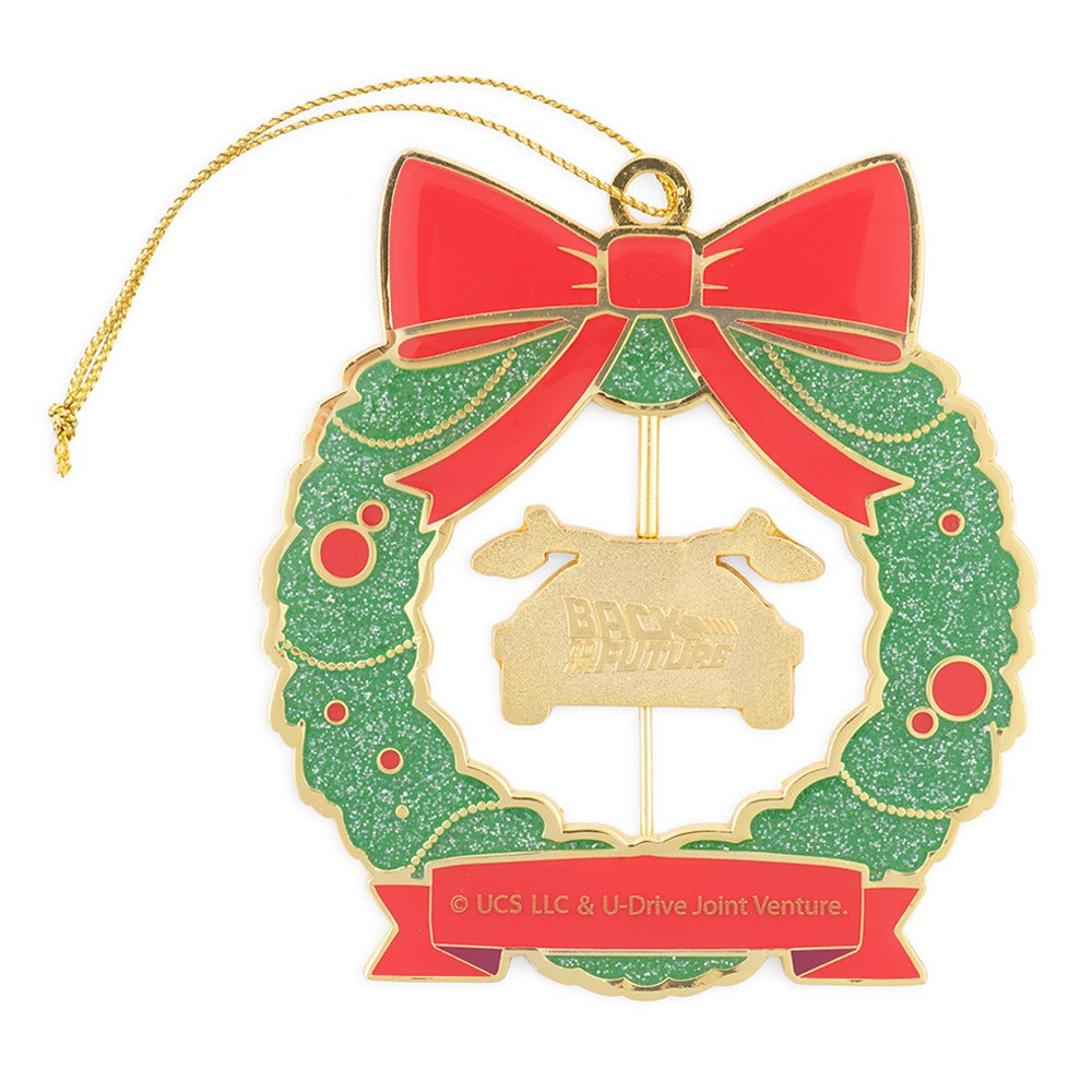 Back to the Future Metal Wreath Ornament-3
