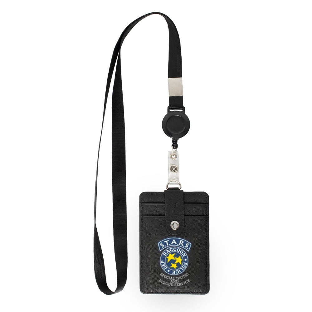 Universal Horror Unleashed Resident Evil Badge Reel & Lanyard