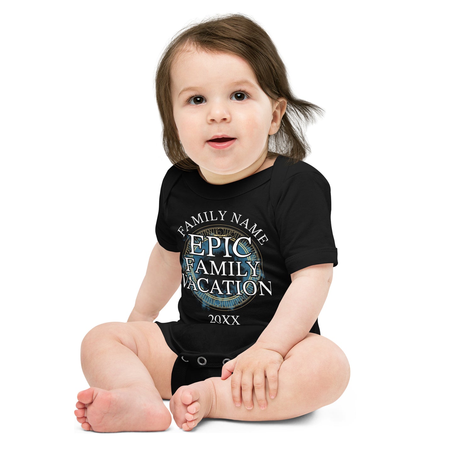 Epic Universe Family Vacation Personalized Baby Bodysuit