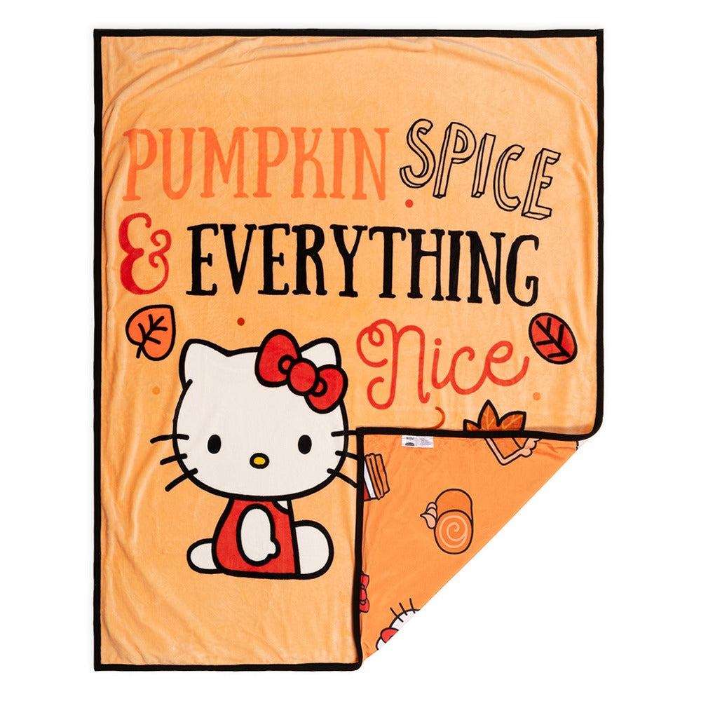 Hello Kitty® Pumpkin Spice Blanket-4