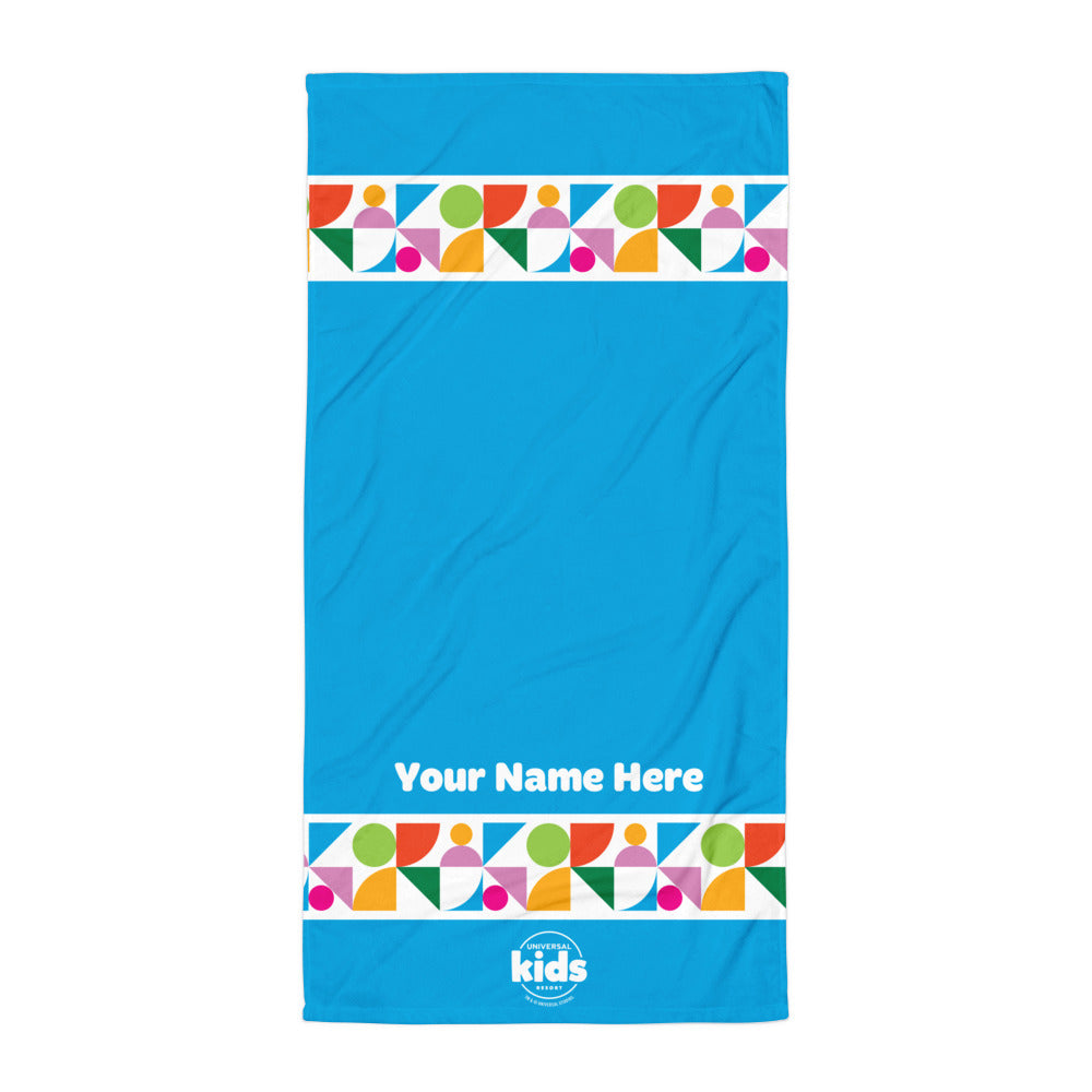 Universal Kids Resort Personalized Beach Towel