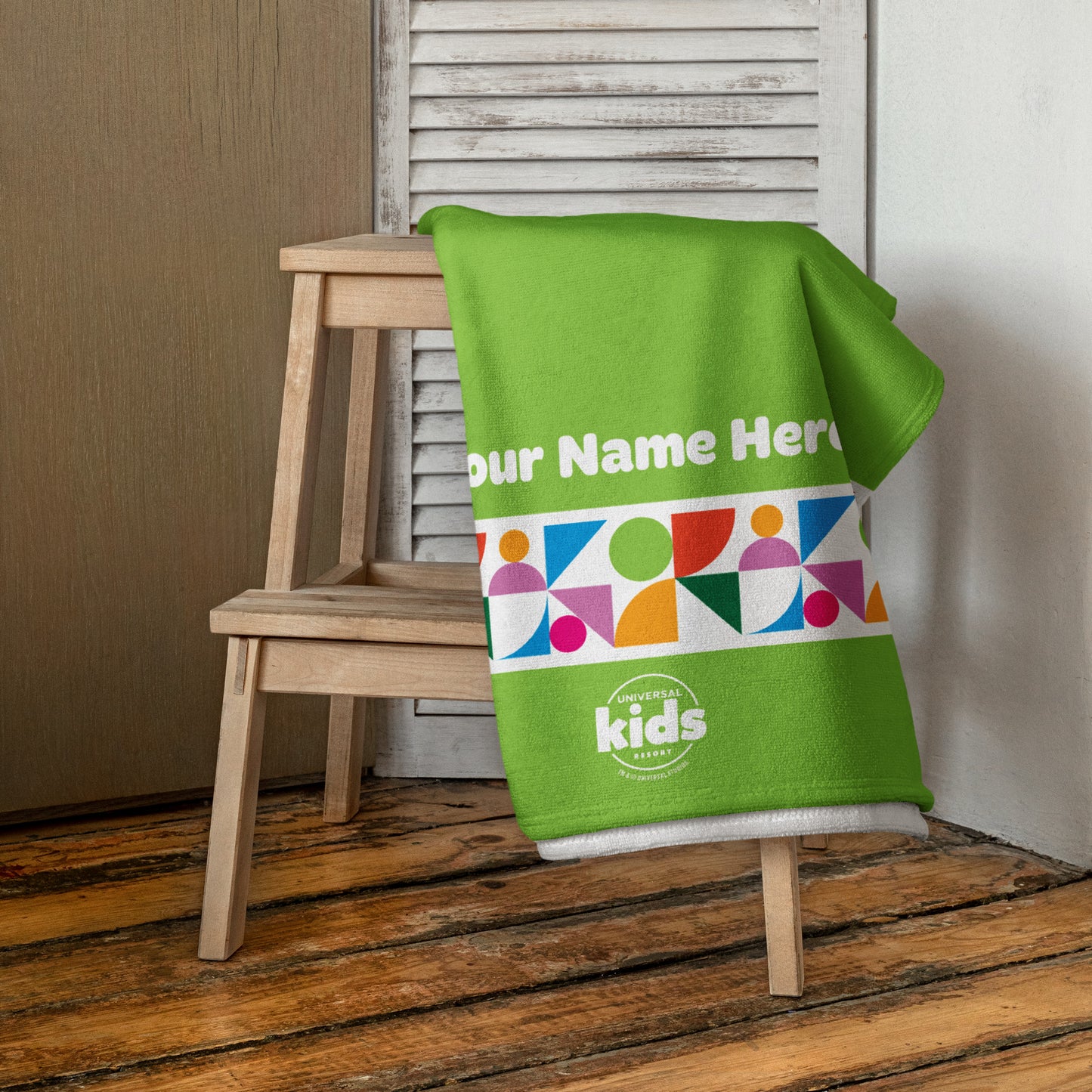 Universal Kids Resort Personalized Beach Towel
