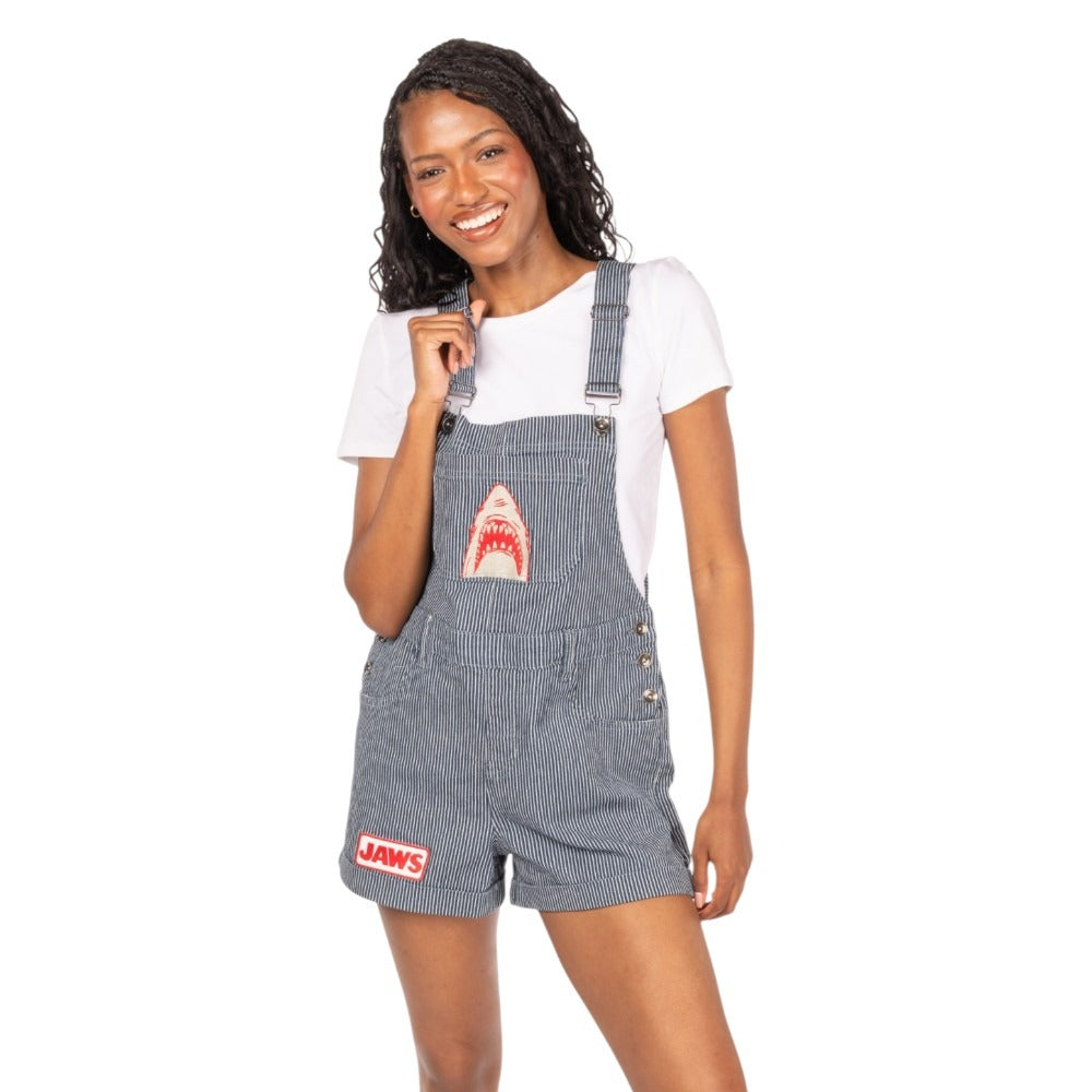 Jaws Her Universe Ladies Overalls Romper-3