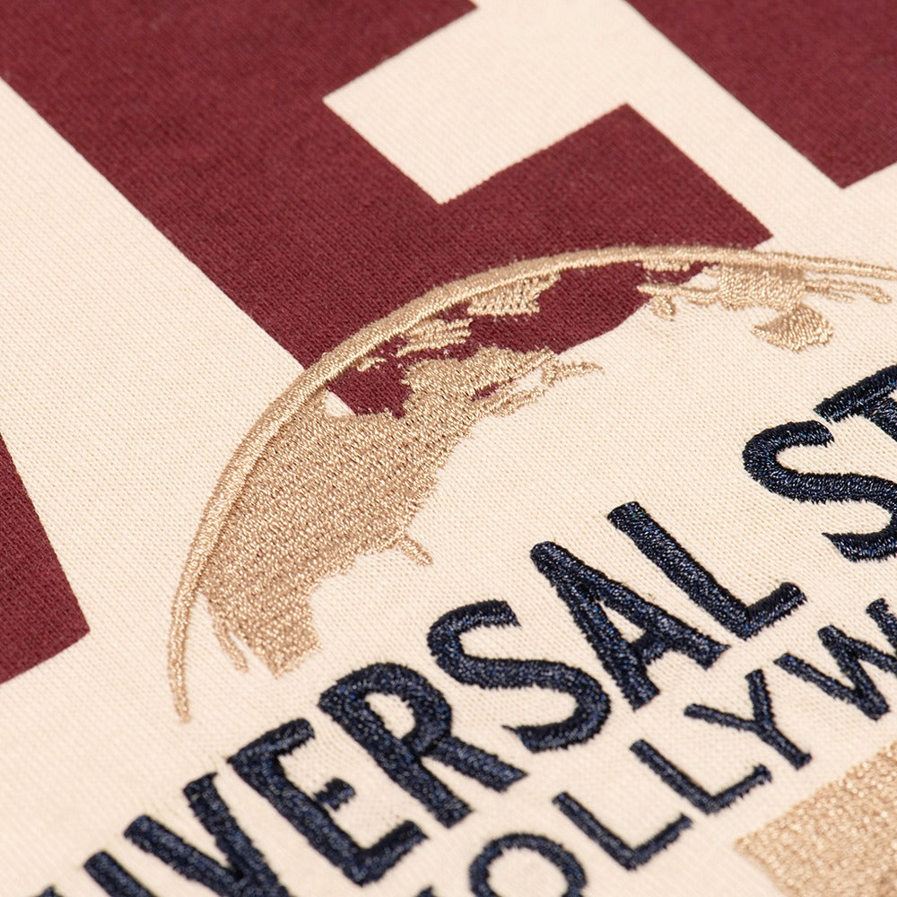 Universal Hollywood Logo Embroidered Youth T-Shirt-2