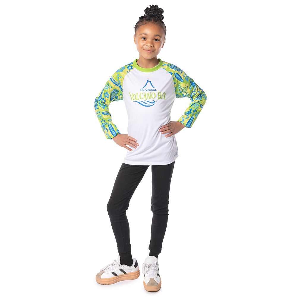 Volcano Bay Youth Long Sleeve Rash Guard-4