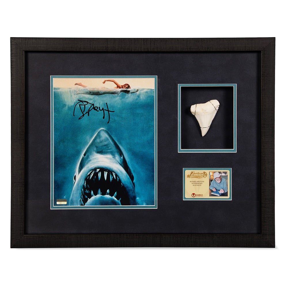 Jaws Richard Dreyfuss Autographed Framed Collectible