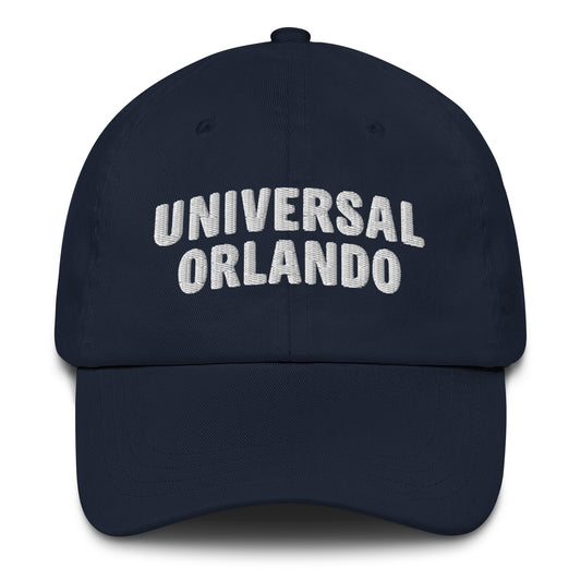 Universal orlando resort embroidered dad hat - navy