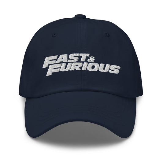 Fast & furious logo classic dad hat - navy
