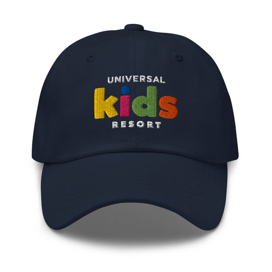 Universal kids resort hat embroidered logo - navy