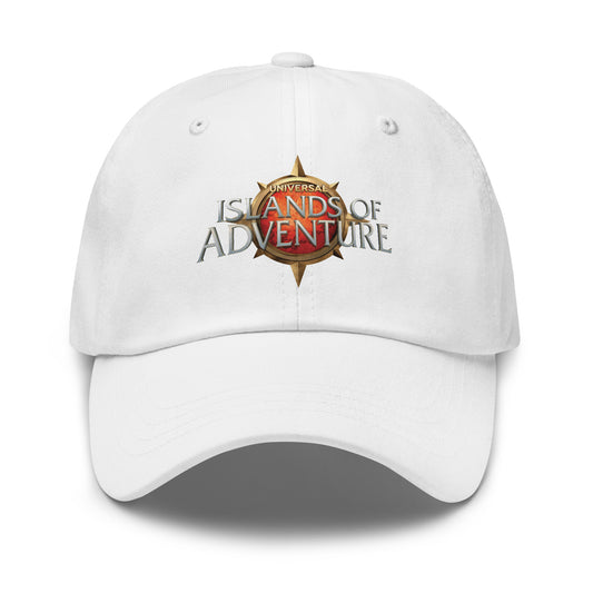 Islands of adventure dad hat - white