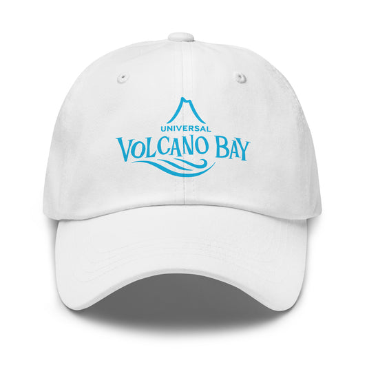 Universal volcano bay dad hat - white