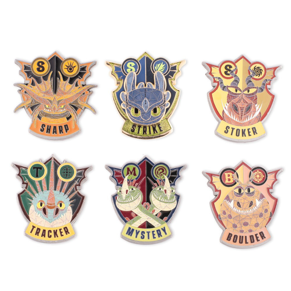 How to Train Your Dragon Warrior Mystery Pin Set-2