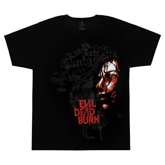 Halloween Horror Nights 2026 Evil Dead Burn Logo T-Shirt, Black, XXX-Large