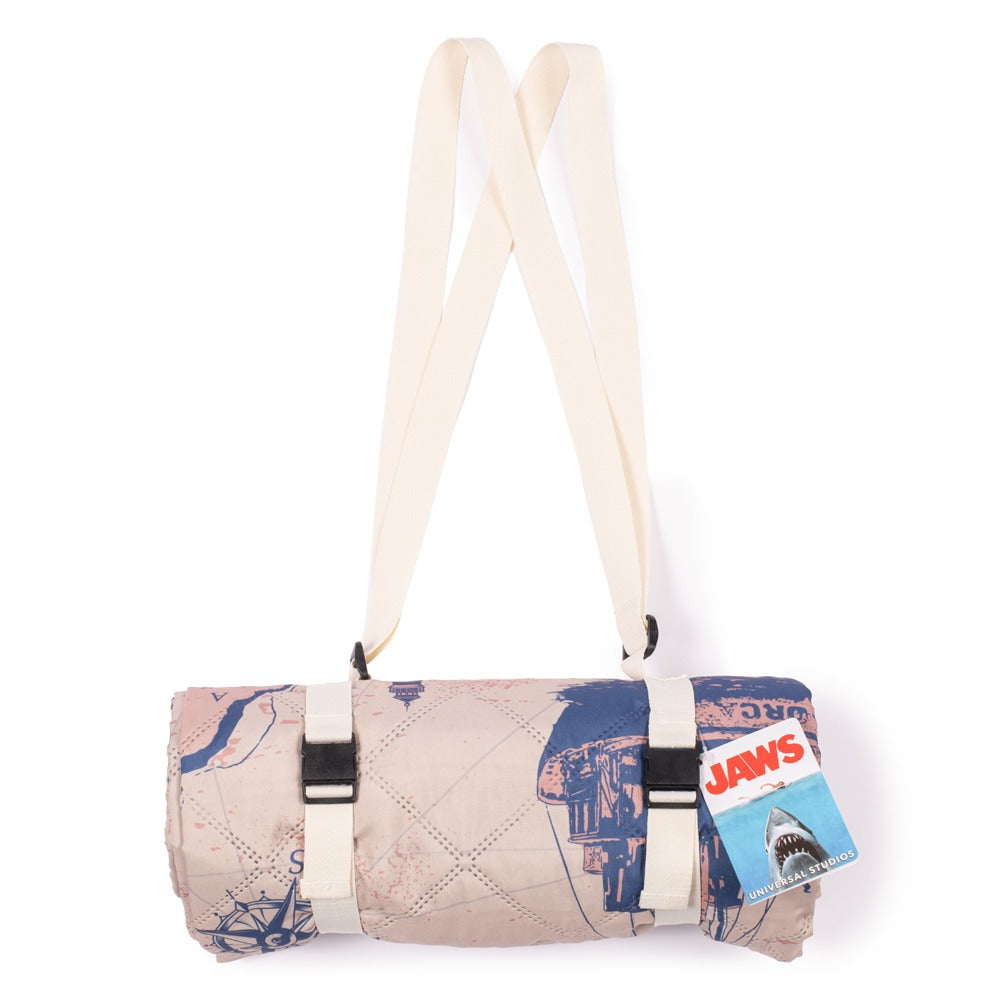 Jaws Logo Roll-Up Blanket-4