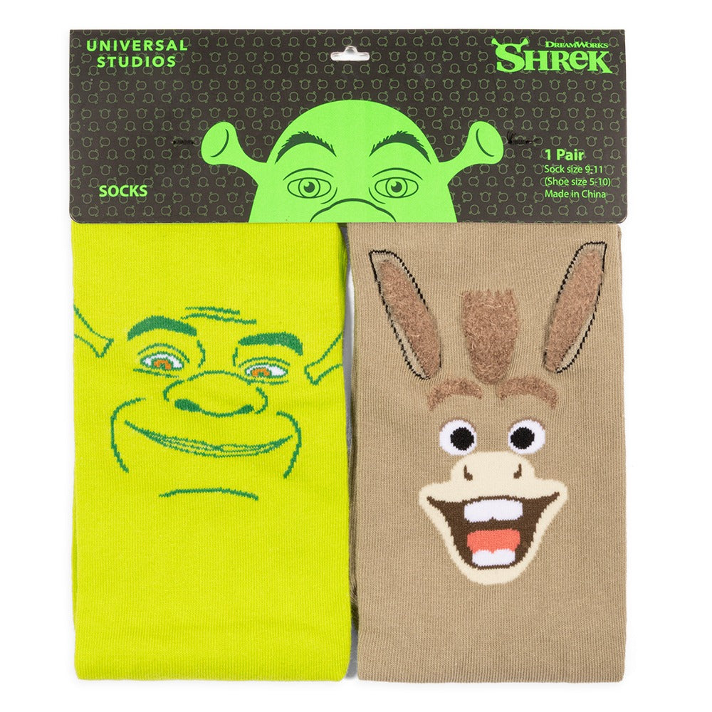 Shrek & Donkey Socks
