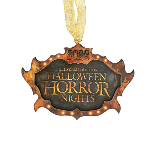Halloween Horror Nights 2026 Logo Holiday Ornament