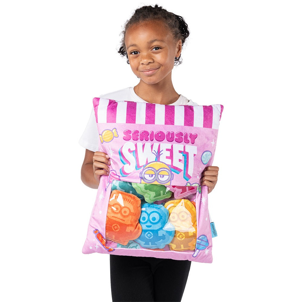 Despicable Me Minions Sweet Vibes Plush Pillow Bag-3