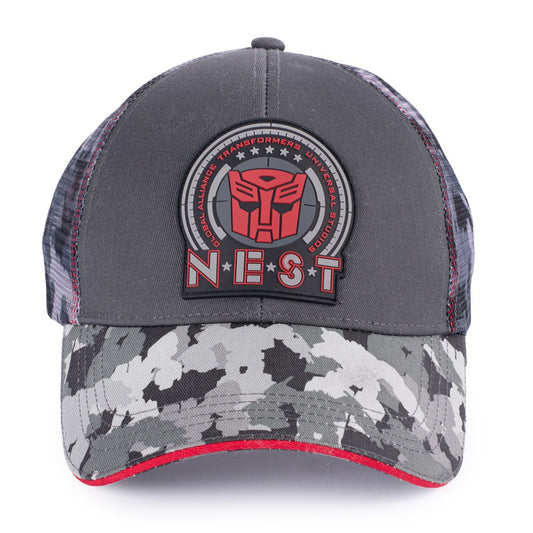 Transformers Grey Camo N.E.S.T. Hat