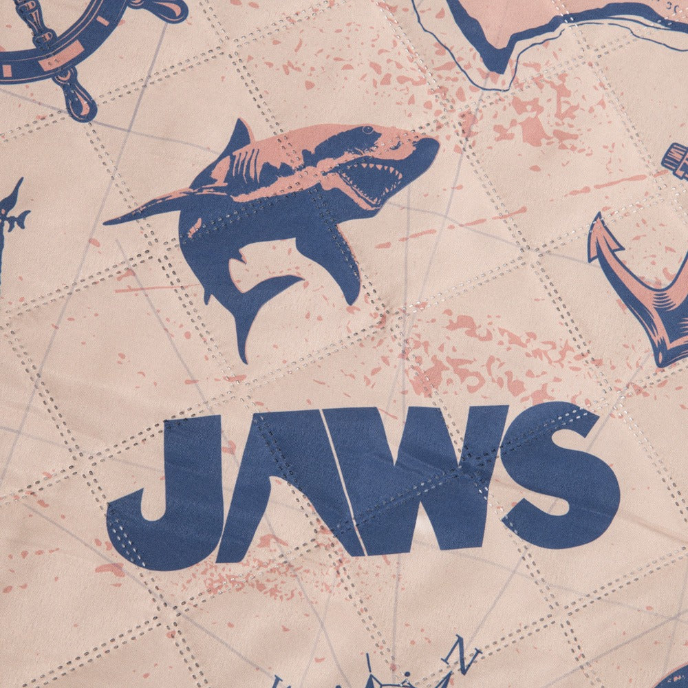 Jaws Logo Roll-Up Blanket-2