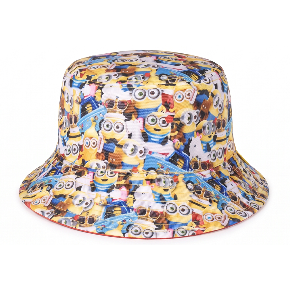 Despicable Me Minions & Popcorn Reversible Bucket Hat-4