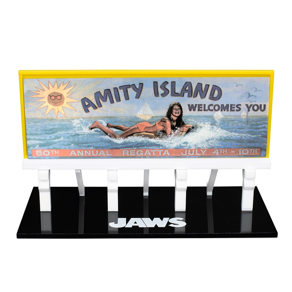 Jaws Amity Island Billboard Scaled Prop Replica