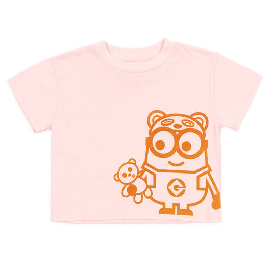 Despicable Me Bob & Tim Youth T-Shirt, Pink, Small
