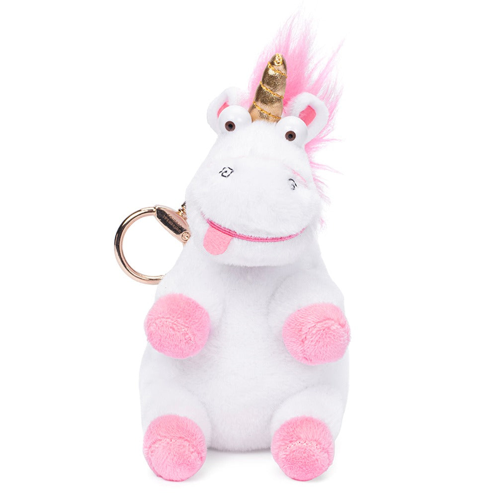 Despicable Me Fluffy Unicorn Keychain