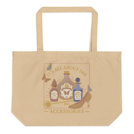 Wicked it's all about the accessories large eco tote - oyster