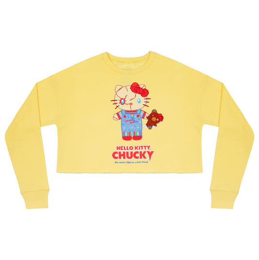 Hello Kitty® Chucky Cropped Fleece Crewneck