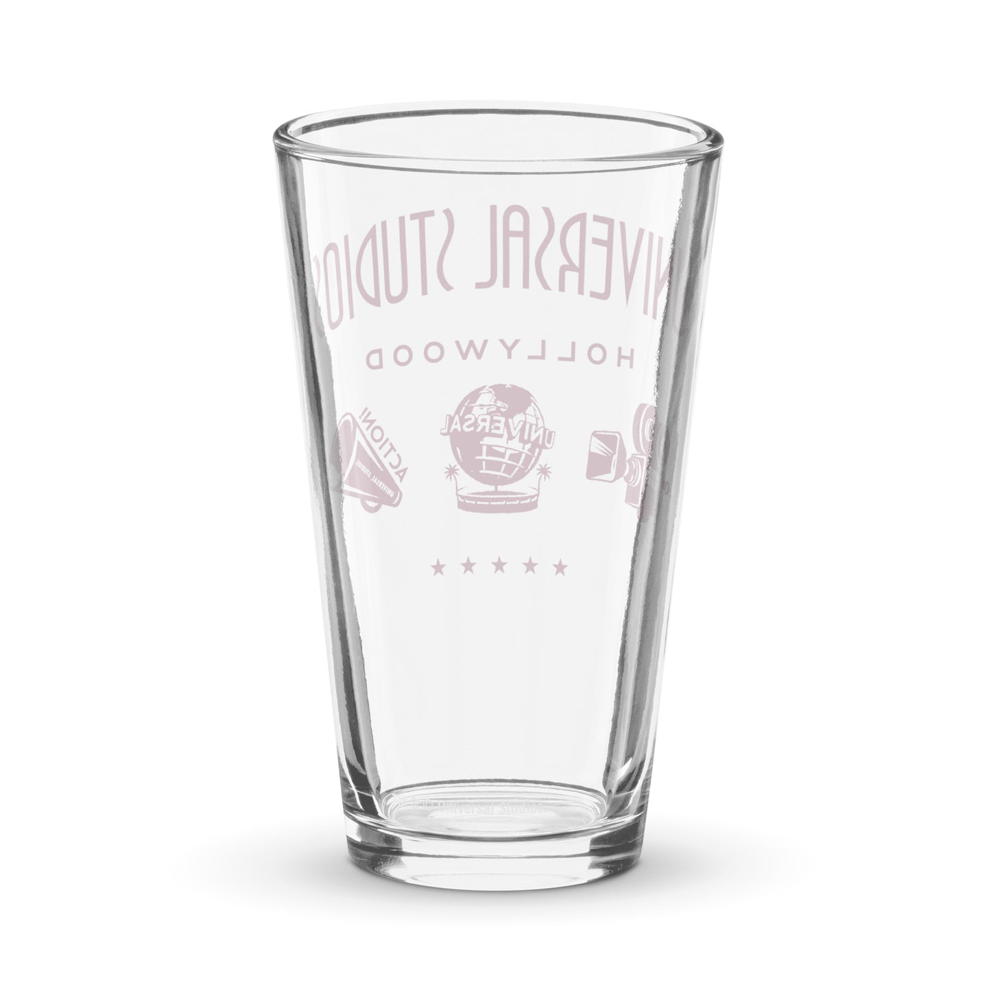 Universal Studios Hollywood Icons Personalized Pint Glass