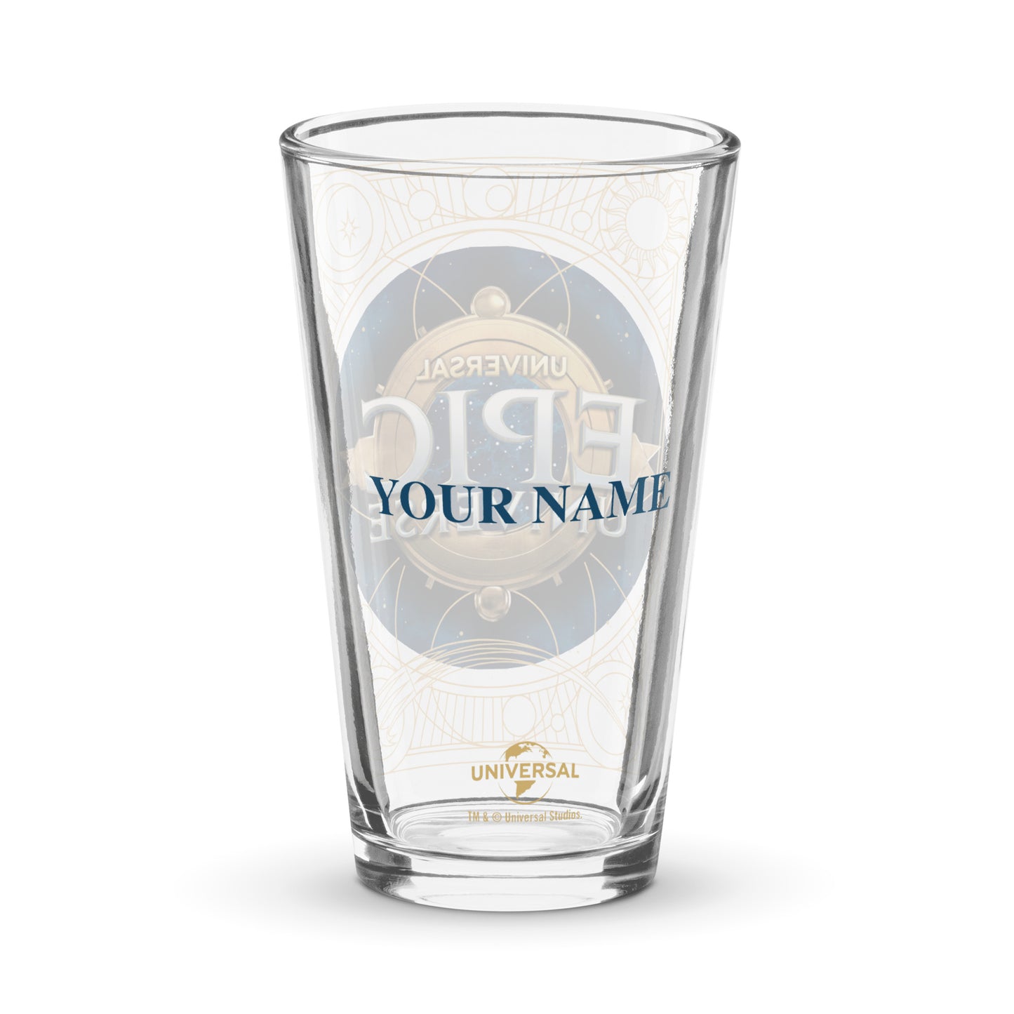Epic Universe Personalized Pint Glass