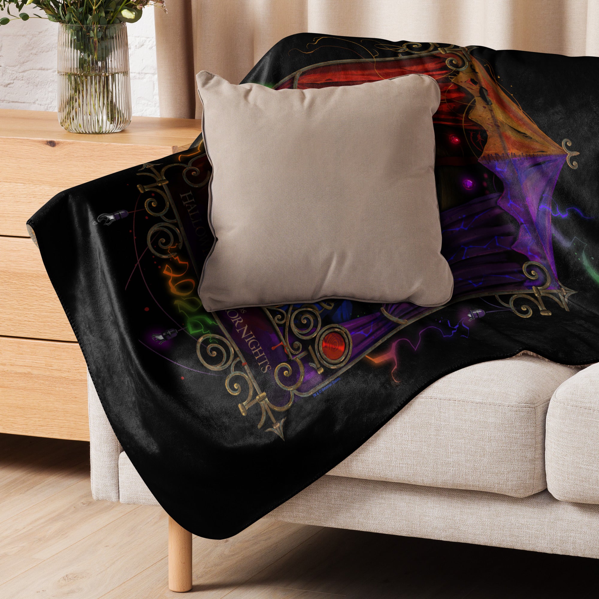 Halloween Horror Nights 2026 Sherpa Blanket Featuring Jack the