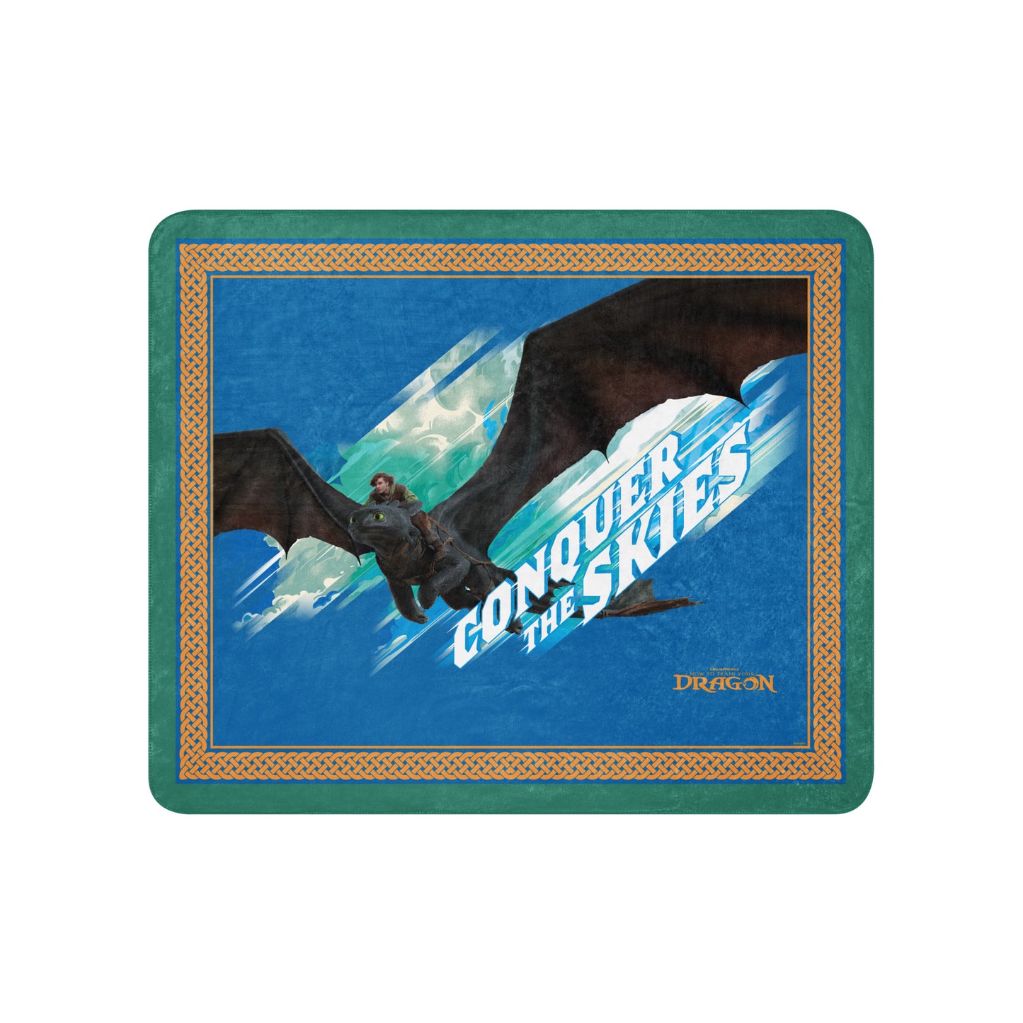 How to Train Your Dragon Conquer the Skies Sherpa Blanket