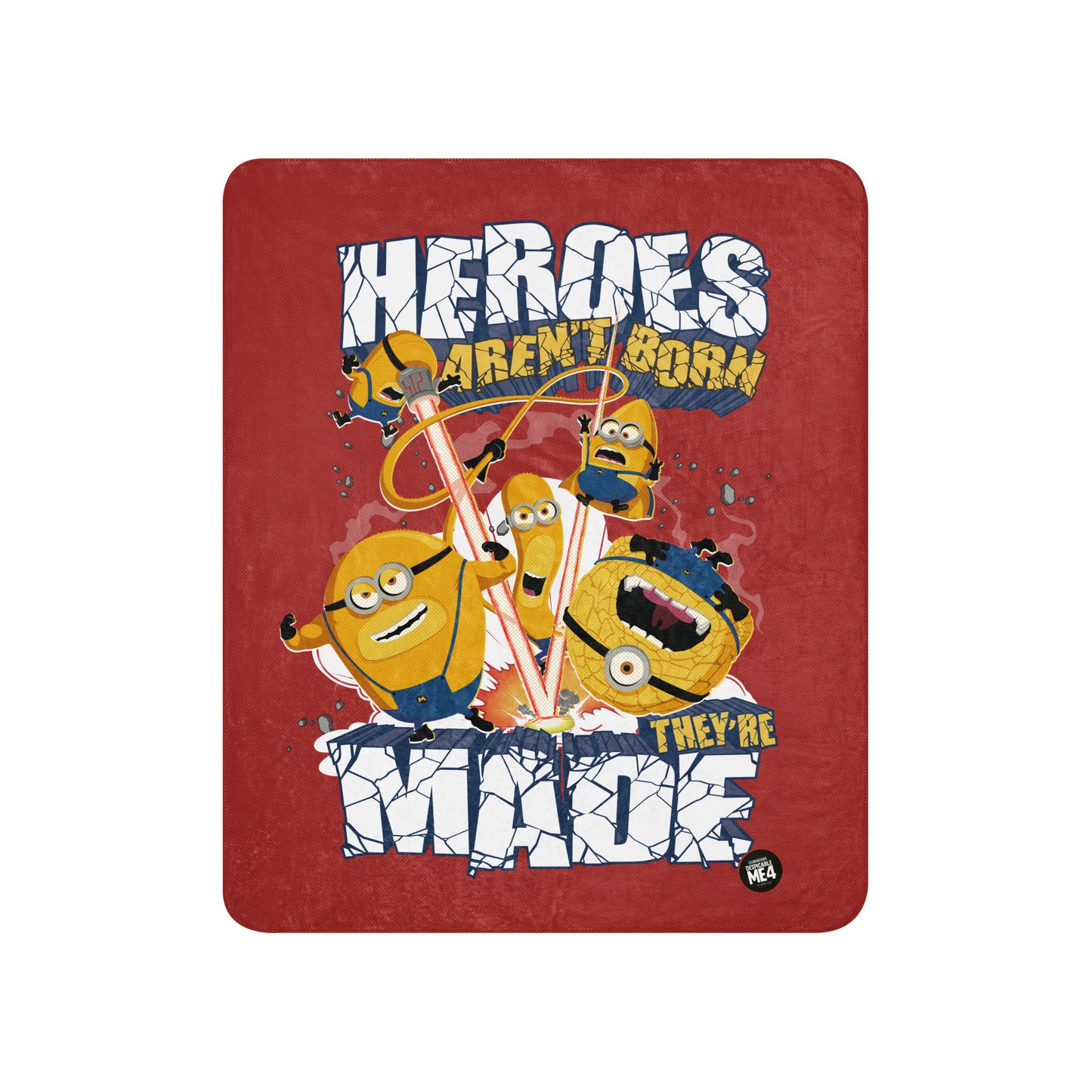 Despicable Me 4 Sherpa Blanket