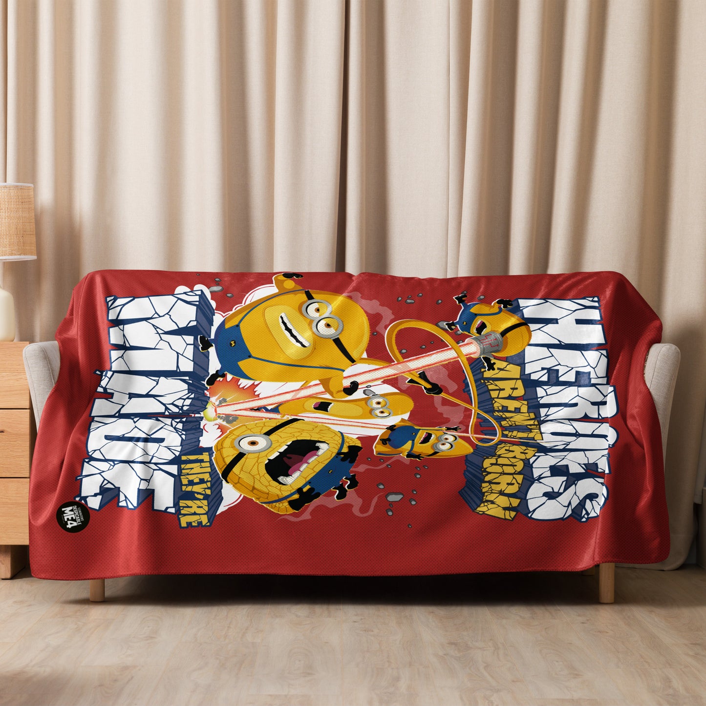 Despicable Me 4 Sherpa Blanket