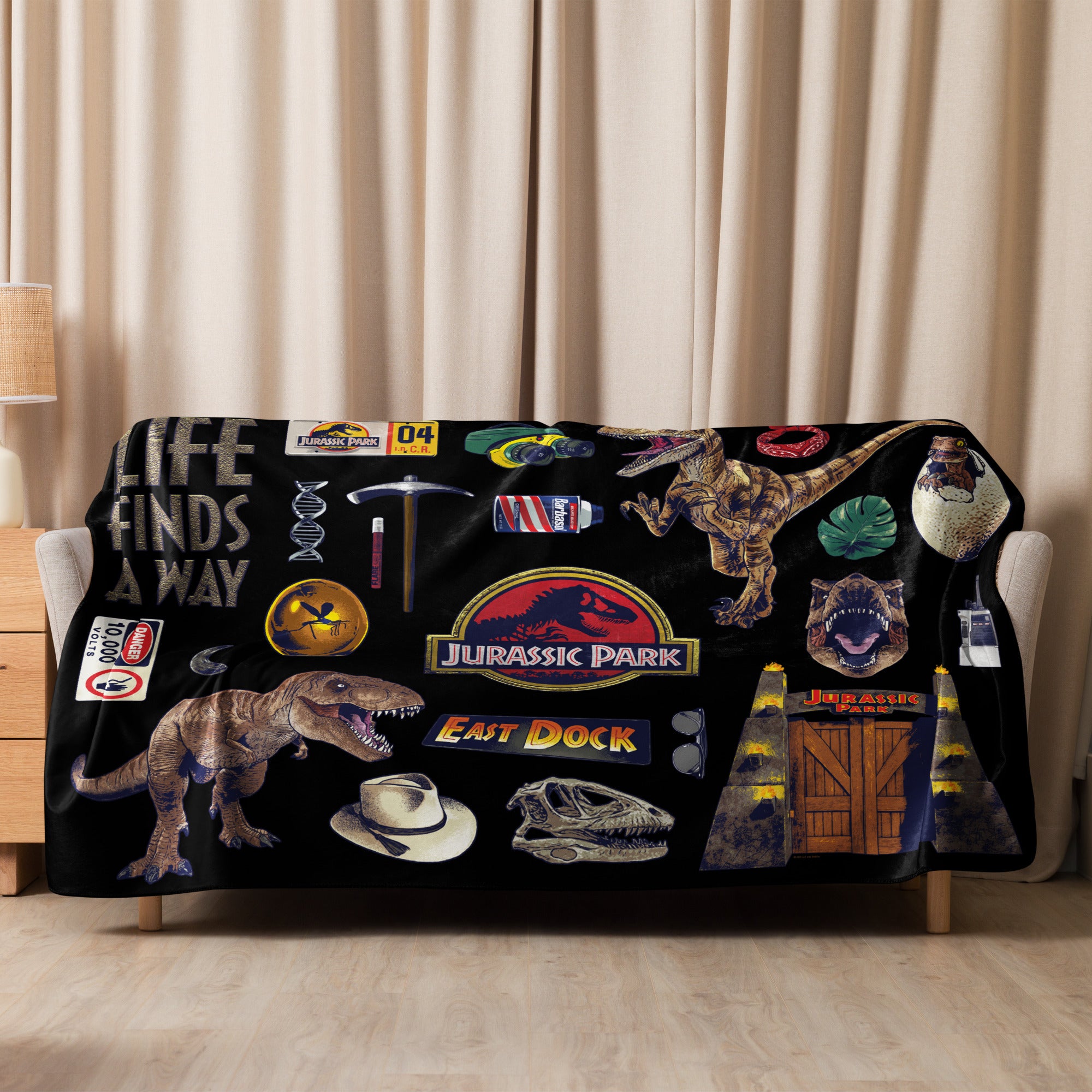 Jurassic Park Icons Sherpa Blanket – Shop Universal