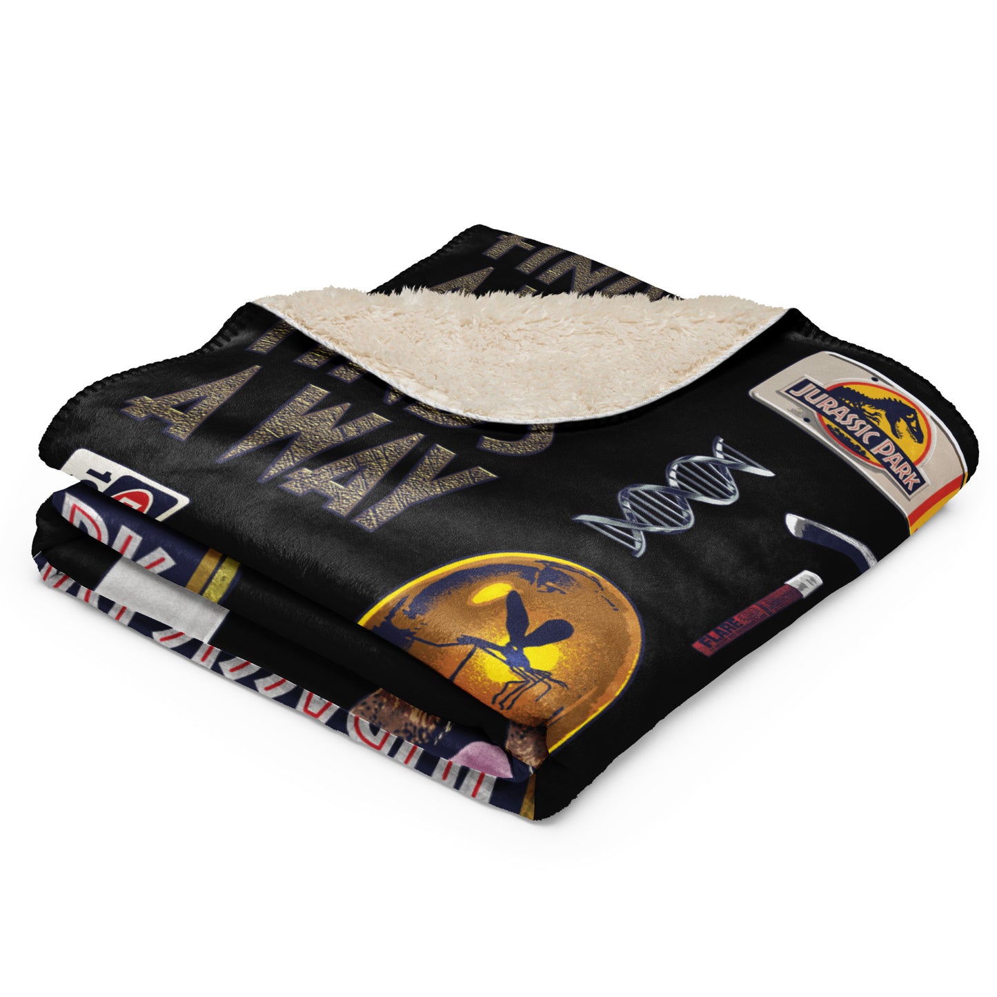 Jurassic Park Icons Sherpa Blanket