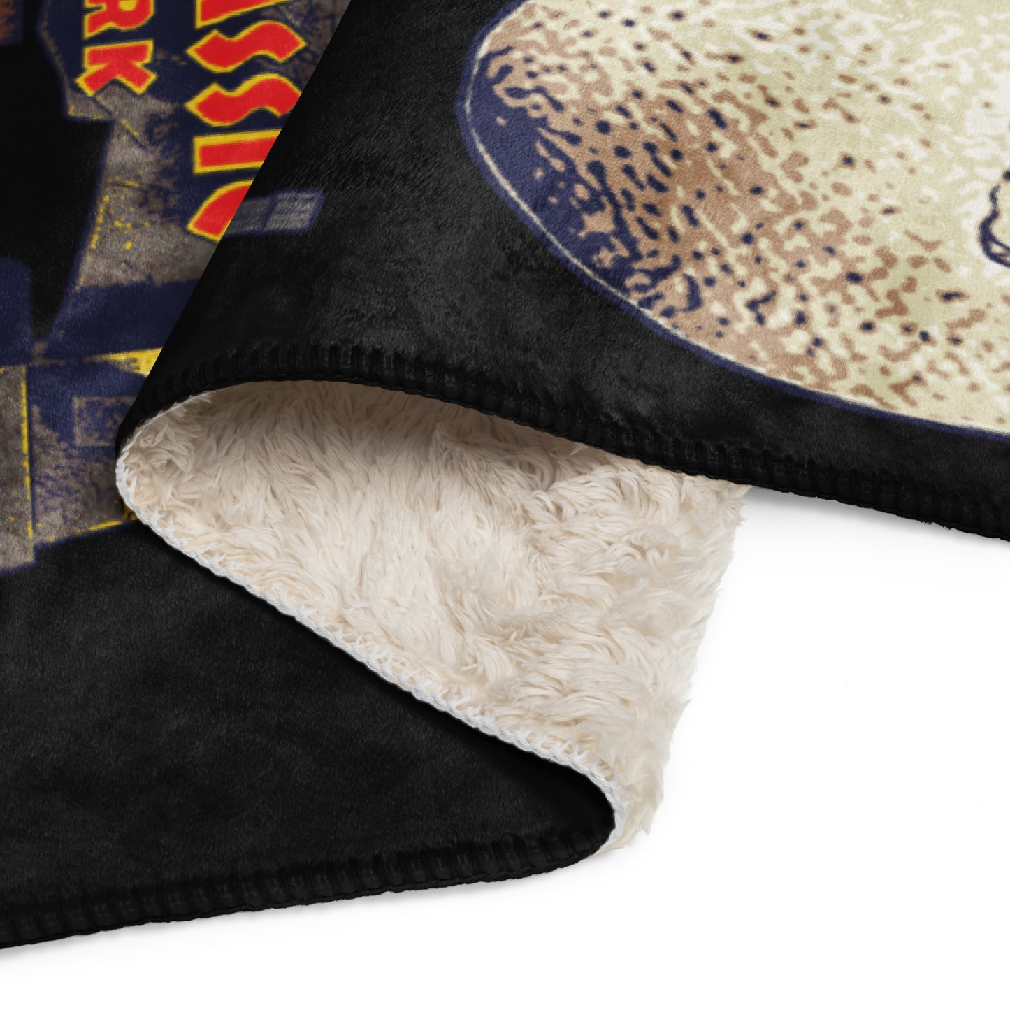 Jurassic Park Icons Sherpa Blanket