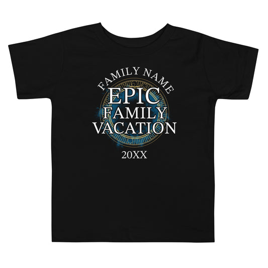 Epic Universe Family Vacation Personalized Toddler T-Shirt