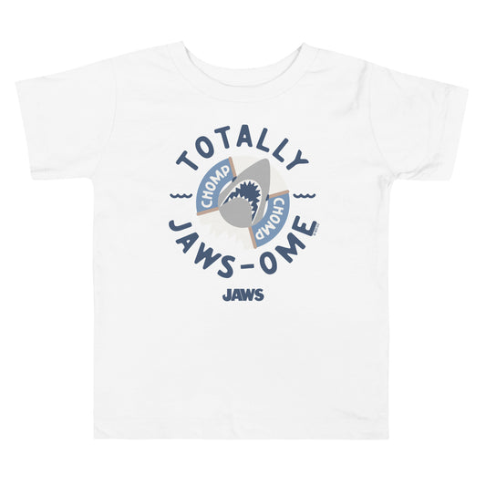 Jaws totally jawsome toddler t-shirt - white