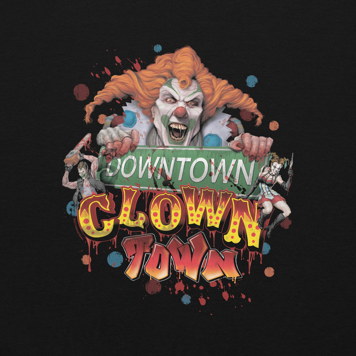 Halloween Horror Nights 2026 Hoodie Downtown Clown Town