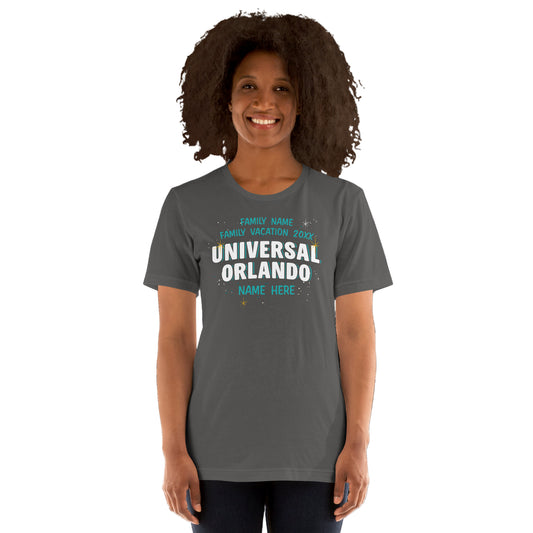 Universal Orlando Resort Family Vacation Personalized T-Shirt