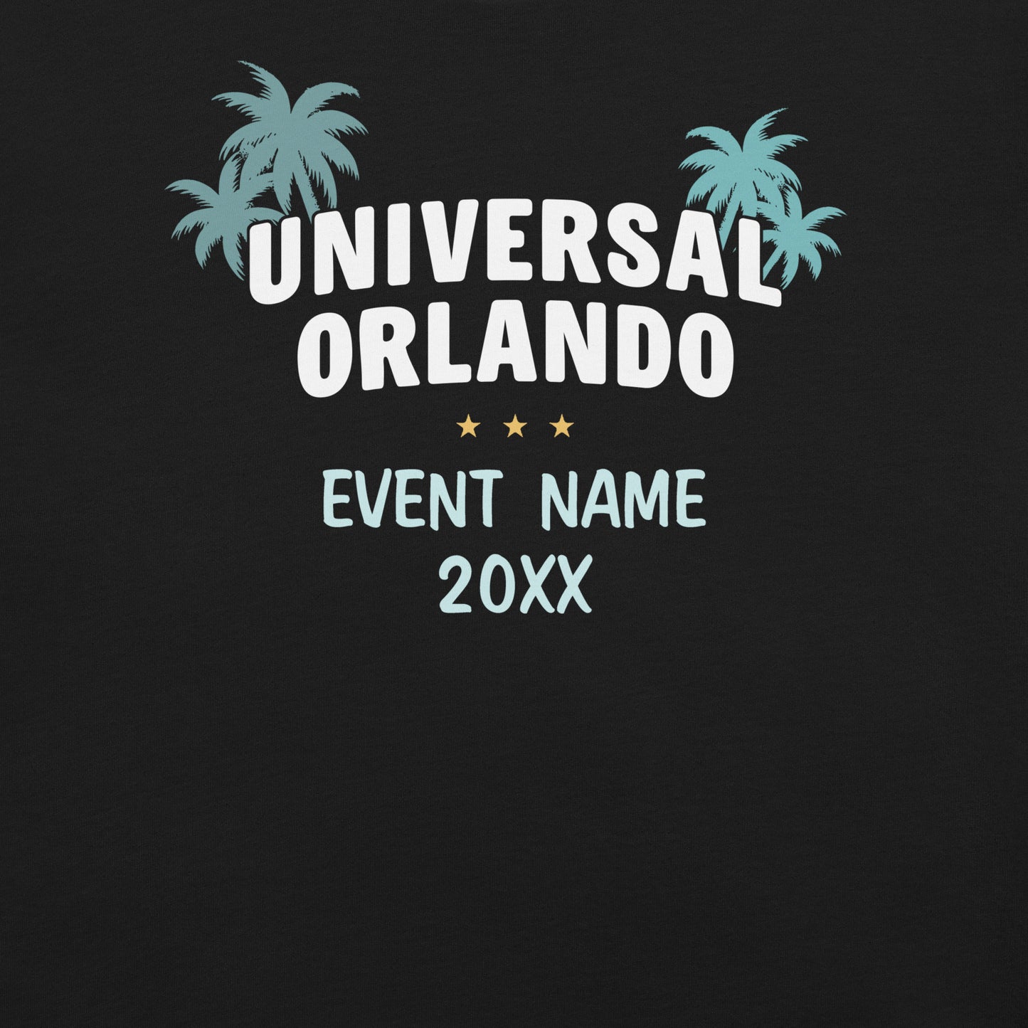 Universal Orlando Resort Event Name Personalized T-Shirt