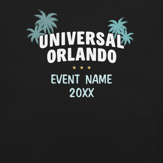 Universal Orlando Resort Event Name Personalized T-Shirt