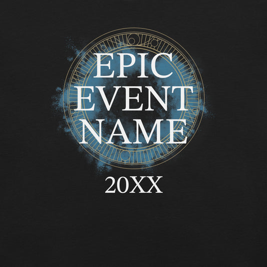 Epic Universe Personalized Event Name T-Shirt