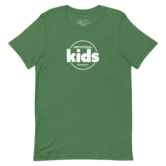 Universal kids resort t-shirt logo - green